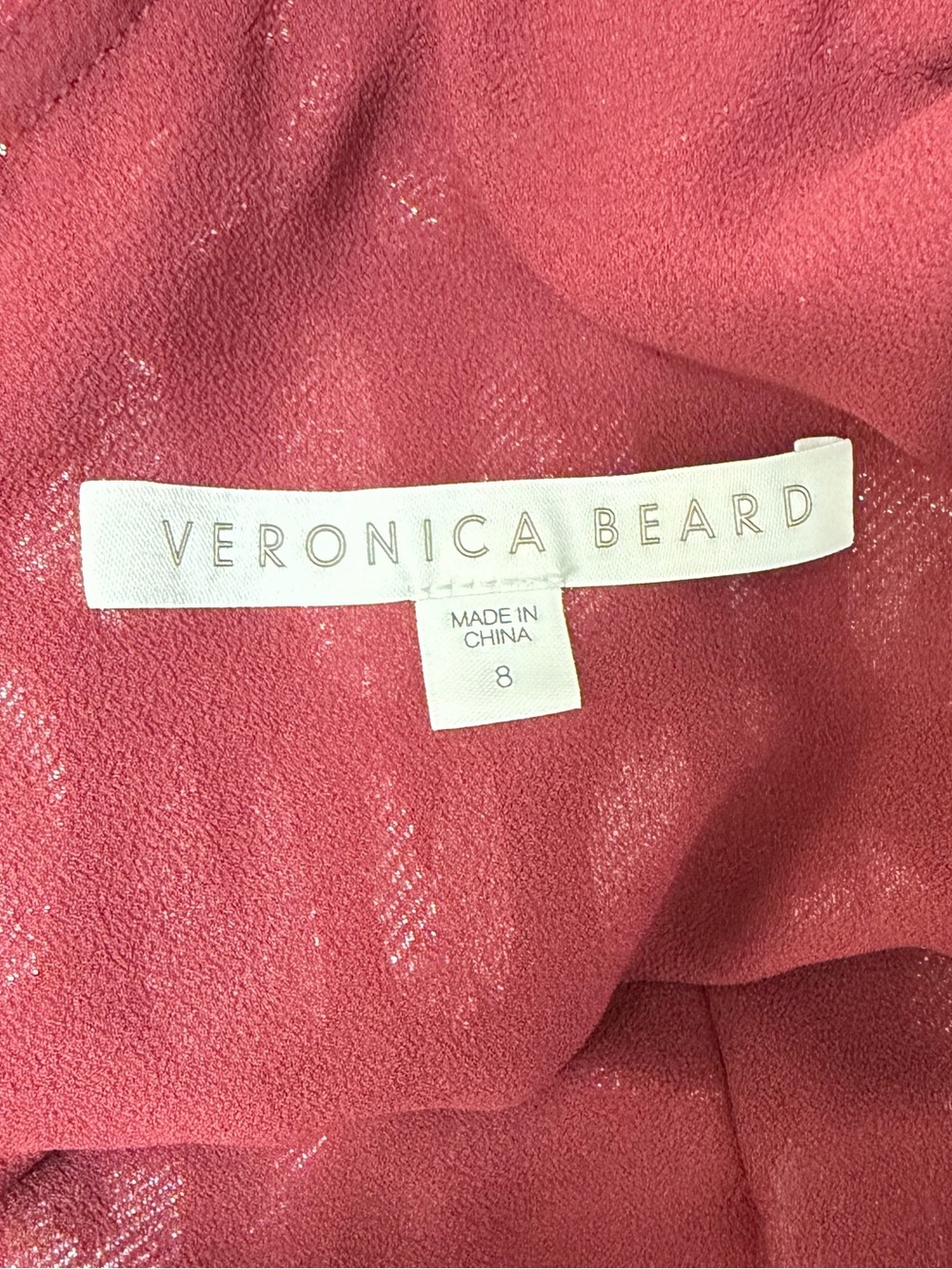 Veronica Beard Leighton Silk One Shoulder Dress Ruche Ruffle Ruched Size 8 - Picture 14 of 16